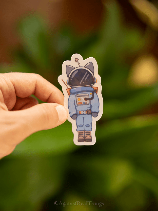 Sticker Catstronaut